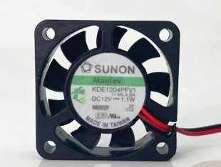 SUNON KDE1204PFV1 12V 1.1W 2WIRES COOLING FAN