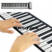 Flexible Roll Up Synthesizer Keyboard Piano with Soft Keys