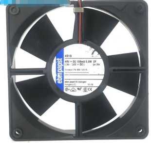 Wholesale EBMPAPST 4318 48V 105mA 5W 2wires cooling Fan