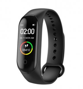 Wholesale IP68 Waterproof black Smart Bracelet Bluetooth Watch Message Notification Heart Rate Step Count