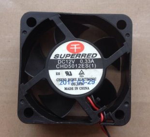 Wholesale SUPERRED 5020 CHD5012ES 12V 0.33A 2Wire CPU FAN Cooling Fan