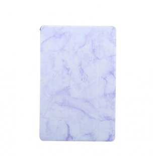 Wholesale Cover Marbling Pattern PU Leather Anti-fall Anti-scrach Anti-slip Protect Shell Tri-fold Case purple For Samsung Tab S6 T860 Tablet