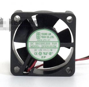 Wholesale YOUNG LIN DFS301012M 12V 1.3W Cooling Fan