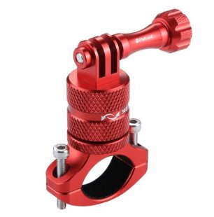 Wholesale for GoPro GoPro Hero4/5/6 red PULUZ 360 Degree Rotation Bike Aluminum Handlebar Adapter Mount