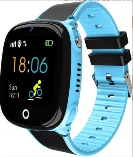 Wholesale IP67 Waterproof Watch for Children Safe Smart Wristband Android IOS blue HW11 Smart Watch Kids GPS Bluetooth Pedometer Positioning