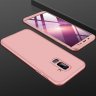 Abctay 2018 360 Degree Protective Case Ultra Thin Hard Back Cover Rose gold For Samsung J8