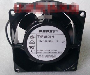 Wholesale Ebmpapst 8506N 115V 135 / 115mA 12 / 11W 2wires Cooling Fan