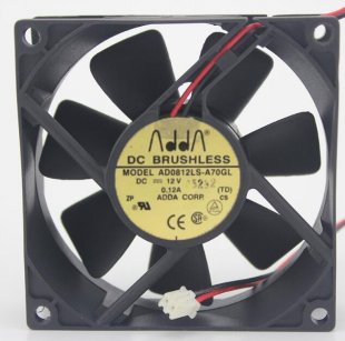 Wholesale Cooling Fan ADDA AD0812LS-A70GL 12V 0.12A 1.44W 2wires