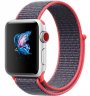 Wholesale for Apple Watch Series 4 40mm/44mm Bright pink_44mm Replacement Sport Nylon Woven Band