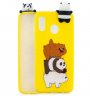 Wholesale Mobile Phone Case+Back Cover Bracket Striped bear For Samsung A10S A20S Color Painting Pattern Drop Protection Soft TPU