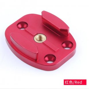 Wholesale for GoPro8/7/6 osmo action Tripod Plate Bracket Base red Metal Quick Release Mount