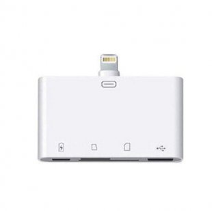 Wholesale for iphone Lightning Four in one without line 4 in 1 SD/TF/USB Card Reader