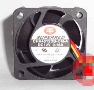 Wholesale SuperRed CHA4012DB-OM-A 12V 0.18A 3wires cooling --2 fans