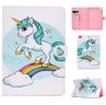 Wholesale Laptop Protective Case Frront Snap Color Painted Smart Stay PU Cover unicorn For iPad mini 1/2/3/4/5