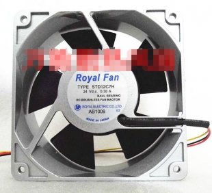 Wholesale TYPE STD12C7H 24V 0.3A 7.2W 3wires cooling Fan