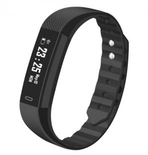 Wholesale Children Activity Tracker, Waterproof, OLED, Bluetooth 4.0 (WITH Heart Rate, Black) IP67 Waterproof Bracelet - Pedometer