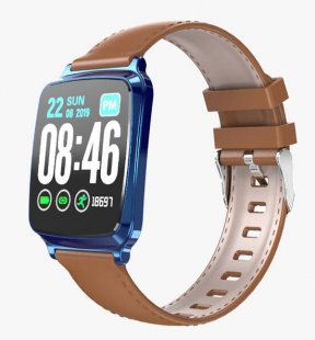 Wholesale Sleep Monitoring Pedometer Blue Smart Watch Bracelet Heart Rate Detecting Sports Bracelet