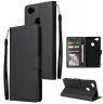 Abctay Wallet-type PU Leather Protective Phone Case with Buckle & 3 Card Position black For OPPO F7