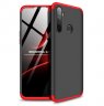 Abctay Anti-Collision Protection Cover 360 Degree Full Coverage Phone Case Cellphone Shell Cover red+black for OPPO Realme 5