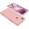 Abctay Ultra Slim PC Back Cover Non-slip Shockproof 360 Degree Full Protective Case Rose gold For OPPO F7