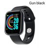 Wholesale for iPhone Xiaomi Fitness Tracker Heart Rate Monitor Built-in 150mAh Battery USB Charging Gun black Y68 Smart Watch Waterproof Bluetooth Sport SmartWatch Support