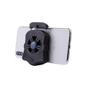 Wholesale Mobile Cooler Radiator Heat Sink black Phone Cooler For Gamer Adjustable Fan Holder Cooling Pad