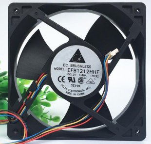 Wholesale DELTA EFB1212HHF 12V 0.8A 4wires Cooling Fan