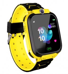 Wholesale for Student Children Kids Yellow English Fashion Life Waterproof Smart Phone Telephone Positioning Watch