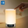 Bluetooth Speaker & LED Lamp - 6LED Light Modes, Touch Button, Sleep Mode, SD Card Slot, 22H Play Time, Bluetooth 4.0