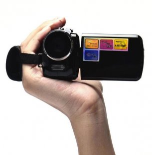 Wholesale 16x Digital Zoom HD 1080P Night Vision Recording Camera black Handheld Home Digital Video Camera Camcorder DV