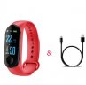 Wholesale Blood Pressure Sleep Monitor Drinking Remind Wristband Bracelet red M3 Pro Smart Watch Sport Band