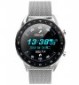 Wholesale Blood Pressure/Bluetooth/GPS/Sleep Monitor Men Women Watch Silver steel Smart Watch L7