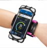 Wholesale for iPhone Xs Max Xr Samsung Galaxy S9+ S8 for Jogging Running Cycling Hiking Sports Armband Pink 180° Rotatable Phone Wristband