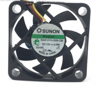 Wholesale SUNON HA40101V4-0000-C99 12V 0.8W 3Wire Cooling Fan