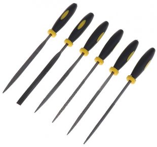 Wholesale 6pcs Mini Woodworking Rasp Carving Tool with Handle for Process / Remove Burrs