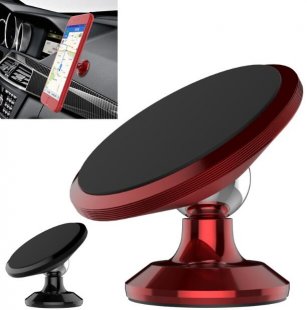 Wholesale Magnetic Universal Car Phone Holder with Omnidirectional Rotation and 3mm Super Glue for Mobile Phone