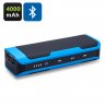 Portable Bluetooth Speaker - 4000mAh Power Bank, FM Radio, Support Hands-free, Micro SD Card Port, Touch Control