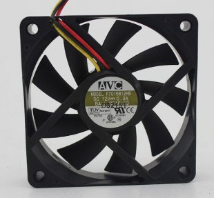 Wholesale AVC F7015B12HB 12V 0.3A 3wires Cooling Fan