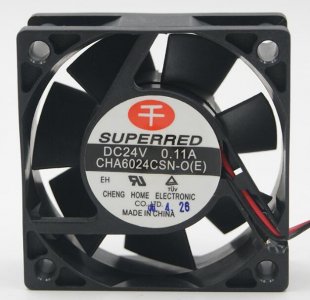 Wholesale Cooling Fan SuperRed CHA6024CSN-O(E) 24V 0.11A 2wires