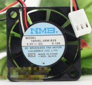 Wholesale NMB 4010 1604KL-09W-B29 3.3V 0.1A 3Wire server Fan,Cooling Fan