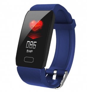 Wholesale Fitness Tracker Smart Watch Fitness Bracelet Waterproof blue Smart Band Blood Pressure Q1 Heart Rate Monitor