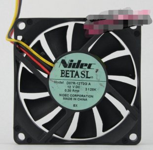 Wholesale Cooling Fan Nidec D07R-12T2G 12V 0.2A 3wires