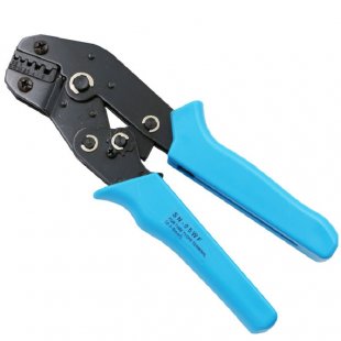 Wholesale SN-48B Mini 0.5-6mm² European Terminal Crimping Pliers with 45 # Steel Pliers Head and Blue PVC Handle