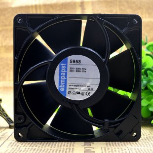 Wholesale Ebmpapst TYP 5958 220V/230V 355mA 17W Cooling -- Used