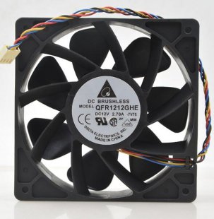 Wholesale DELTA QFR1212GHE 12V 2.7A 4wires Cooling Fan