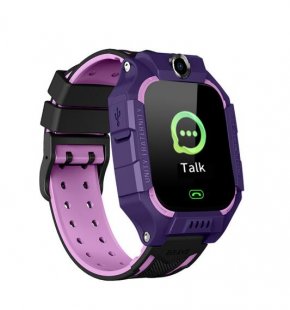 Wholesale English Version Deep Swimming Grade Waterproof purple Q19 Smart Watch For Kids Children Smartwatches Positioning Touch Screen Camera