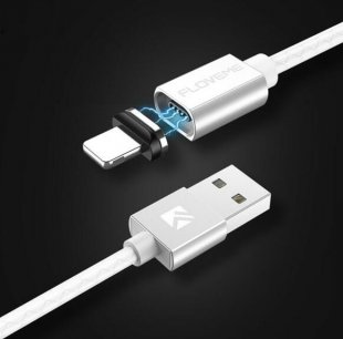 Wholesale Cable Phone Lead Cord white 3A Magnetic Fast Charging Sync Data Charger