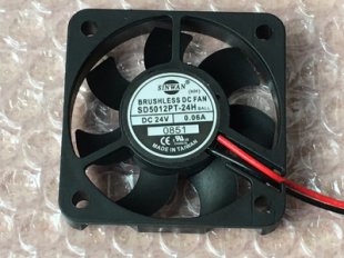 Wholesale SINWAN SD5012PT-24H (HH) HH 24V 0.06A 1.5W 2wires Cooling Fan - NEW