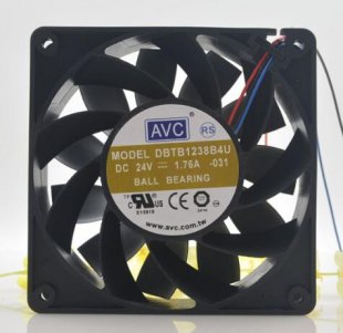 Wholesale AVC 12038 DBTB1238B4U 24V 1.76A Ball Bearing Cooling Fan