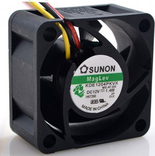 Wholesale Sunon KDE1204PKVX 12V 1.6W 2Wires 3Wires Cooling Fan